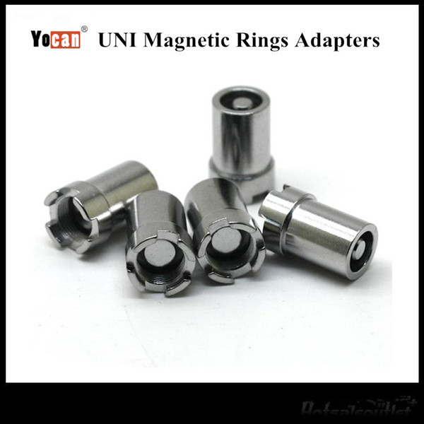 Authentic Yocan UNI Magnetic Connector Ring Adapter 510 Thread Cartridges for UNI Box Mod Battery Free DHL