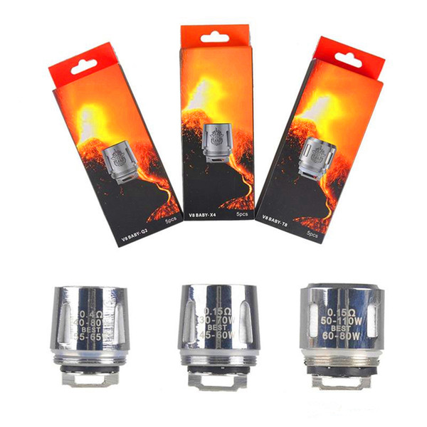 TFV8 BABY coil TFV8 baby Beast Tank m2 Coils Head V8 Baby-T8 0.15ohm X4 0.15ohm Q2 0.4ohm Core