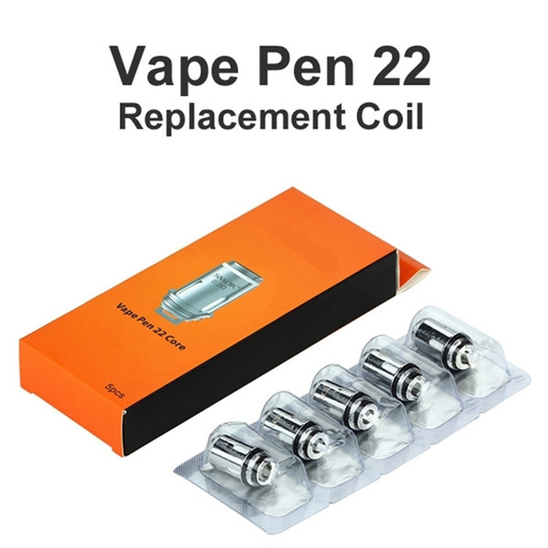 Vape Pen22 Coil Core Head 0.3ohm 0.15ohm for Vape Pen 22 Start Kits Free Shipping By Dhl Up To 150pcs