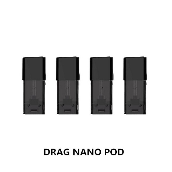 VOOPOO Drag Nano Pod Cartridge 1ml 1.8ohm Top Side No Leak Vape Pods for Drag Nove Starter kit 100% Original