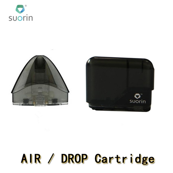 10% Authentic Suorin Drop Cartridge Pods Suorin Air Refillable Pod Replacements Coil Head For Drop and Air Kit MTL Vaping Empty Pod