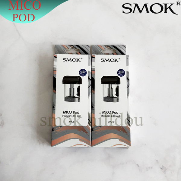 100% Authentic SMOK MICO Pod Cartridge 1.7ml With Regular Coil Ceramic Coil Mesh Coil for SMOK Mico kit