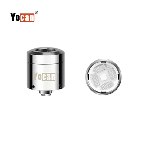 Authentic Yocan Loaded Coil Dual and Quad Quartz Replacement Coils With magnetic Base Wax Vape For Yocan Loaded Starter Kit