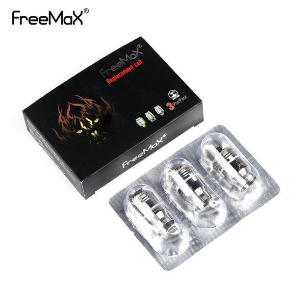 Freemax Mesh Pro Double Coils Heads 0.2ohm Resistance 60-90W Power Range For Freemax Mesh Pro Tank Atomizer 1 x 3pcs 100% Original