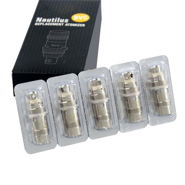 100% Original Aspire Nautilus Coil BVC Aspire Coils Nautilus Coil Heads Atomizer Core For Aspire Nautilus & Mini Nuaitlus Ecig Vapor