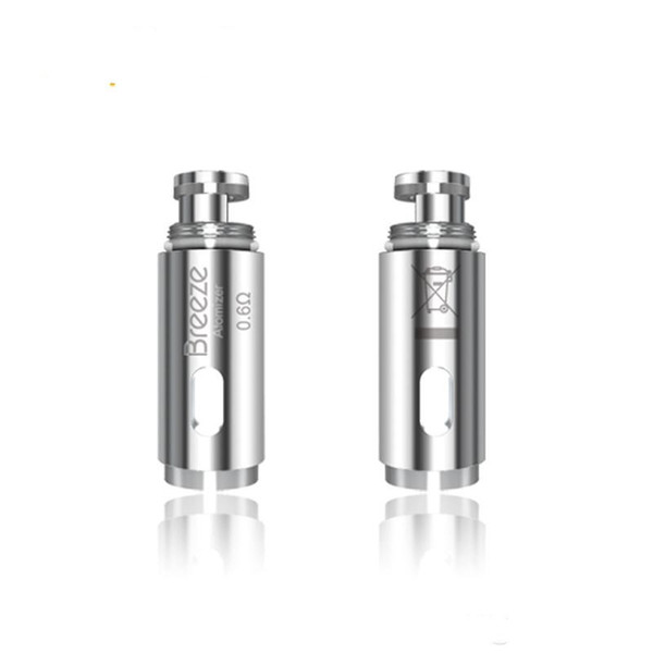 100% Original Breeze 2 coil 1.0ohm,/.6ohm/1.2ohm Breeze Replacement Atomizer for breeze 2 kit TPD packing New Code