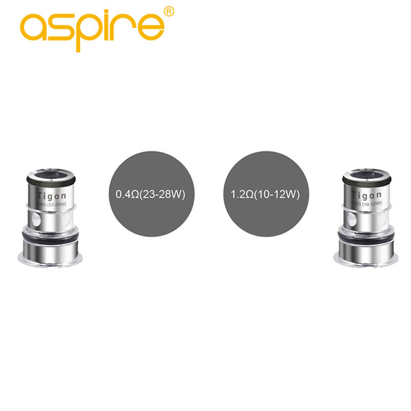 100% Original Aspire Tigon Replacement Coils MTL 1.2ohm & DTL .4ohm for aspire tigon wholesale price