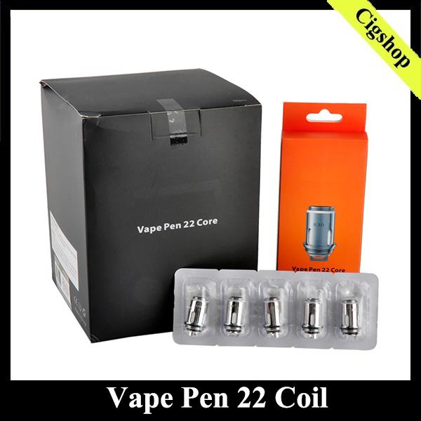 Vape Pen 22 Coil Replacement Core Head 0.3ohm Flavour Chaser 5PCS Per Pack 0266128-1