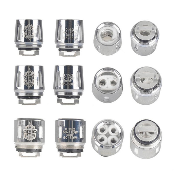 Authentic TFV8 BABY Beast Tank Coils Head AB QR Codes V8 Baby-T8 T6 X4 M2 Q2 0.4/0.6ohm Coil Cores Original