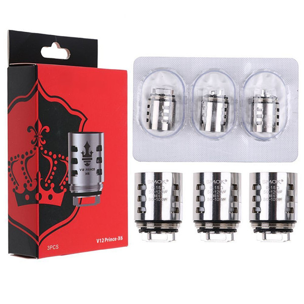 TFV12 Prince coil Cloud Beast Coil Head Replacement V12 Q4 X6 T10 M4 Coils Massive Vapor Vape Core Tank