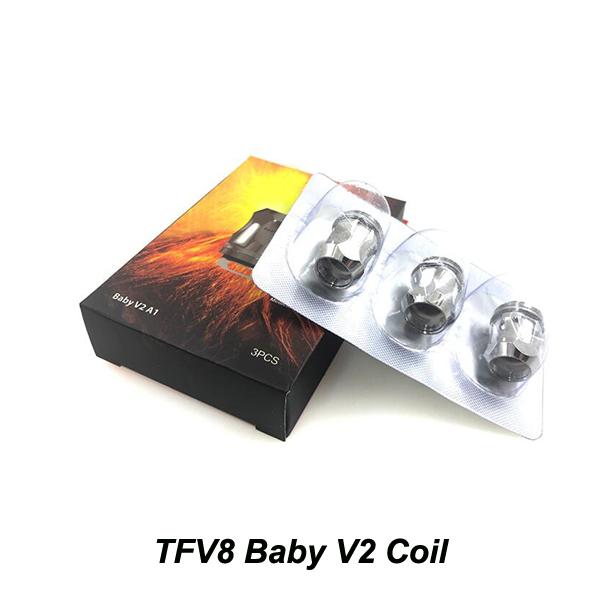 High Quality TFV8 baby V2 Coils A1 0.17ohm A2 0.2ohm Cores Head For TFV8 Baby v2 Sub ohm Tank E-cigarette Coils