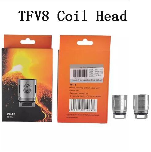 TFV8 X Baby coils TFV8 Coils V8-T8 V8-T6 V8-Q4 V8-T10 Replacement Coil Head For TFV8 Cloud Beast Tank Atomizer