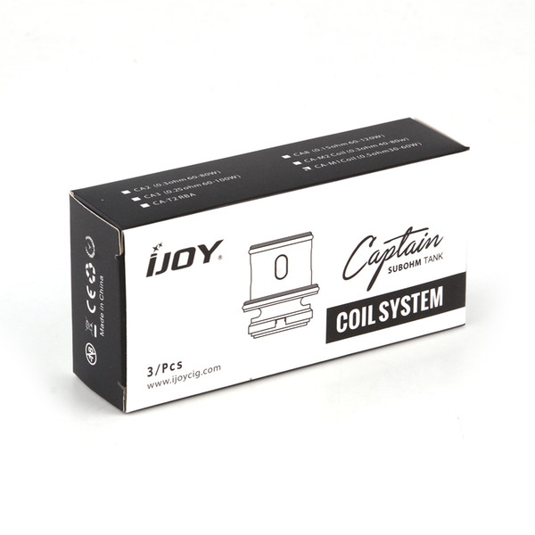 Authenic Original iJoy Capo Coils Captain CA-M1 0.5ohm 30-60W CA-M2 0.3ohm 40-80W Coil Head For Captain Mini Tanks