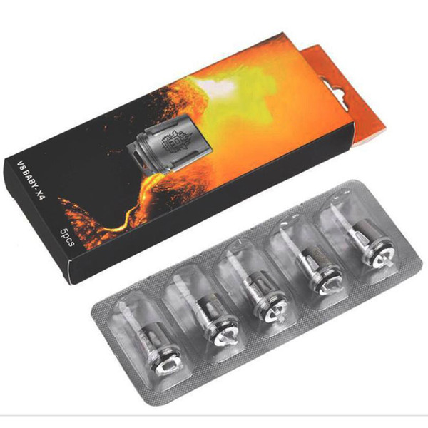 TFV8 BABY Beast Tank Coils Head Coil V8 Baby-T8 0.15ohm T6 0.2ohm X4 0.15ohm Q2 M2 0.15ohm 0.25ohm Core TFV12 Prince for Big Baby Tank