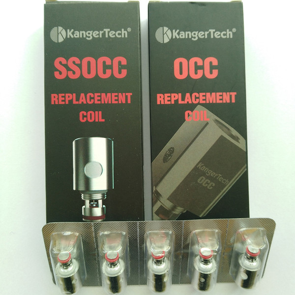 Kanger SSOCC Vertical OCC Coil Upgraded Subtank Coil 0.5 1.2 1.5ohm for Kangertech Subtank Mini DHL Free Shipping