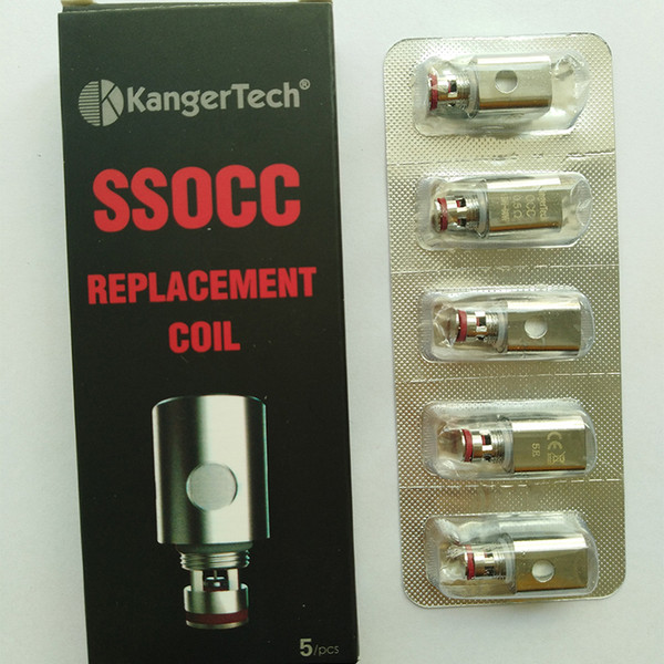 Big and small Size Kanger SSOCC Coils Head Vertical OCC Coil for Kangertech toptank Mini Replacement clapton 0.5ohm 1.2ohm 1.5ohm