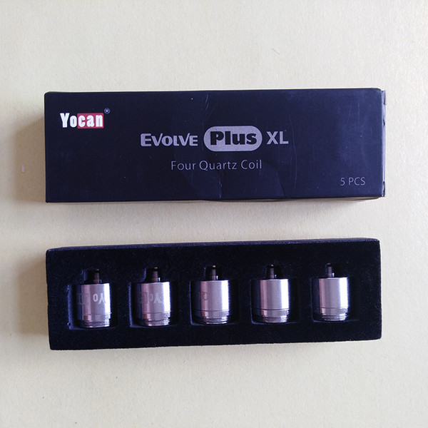 Yocan Evolve Plus XL Wax QUAD Coil Quad Quatz Rod Coils For Yocan Evolve Plus XL Dab Wax Vaporizer Pen