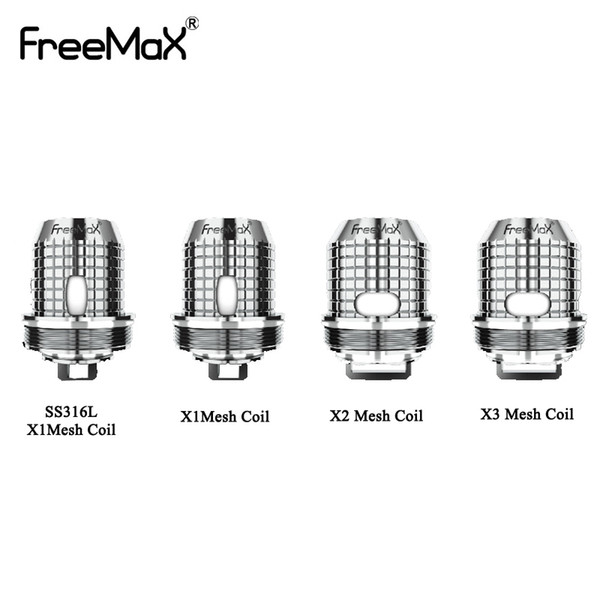 Freemax Fireluke 2 Coil Head Replacement X1 Single coil SS316 Mesh Vape Core for Twister 80W Kit 100% Geninue