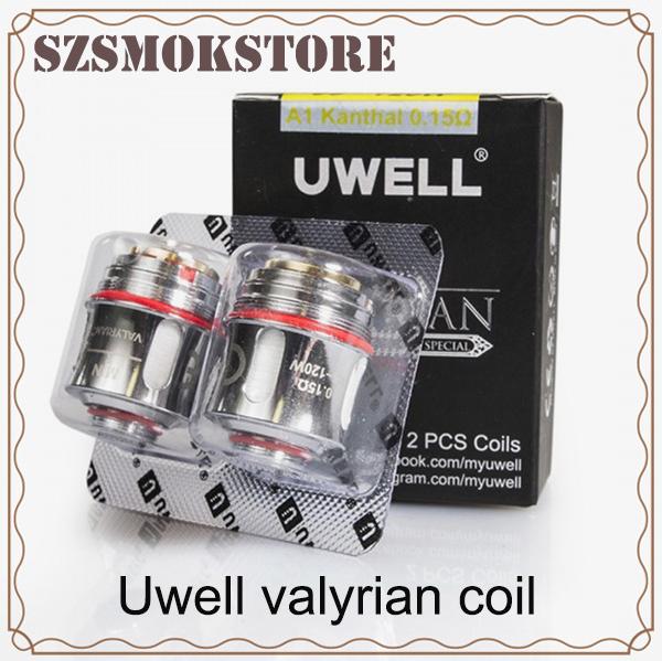 Uwell VALYRIAN Atomizer Coil 0.15ohm 95W-120W Dual Legged Quad Coils Head For 5 8ml VALYRIAN Tank 0266191-1