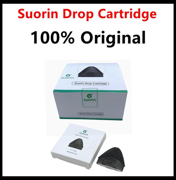 100% Original Suorin Drop Cartridge pod Unit 2ml for Suorin Drop Kit Electronic Cigarette Spare Parts Accessories DHL