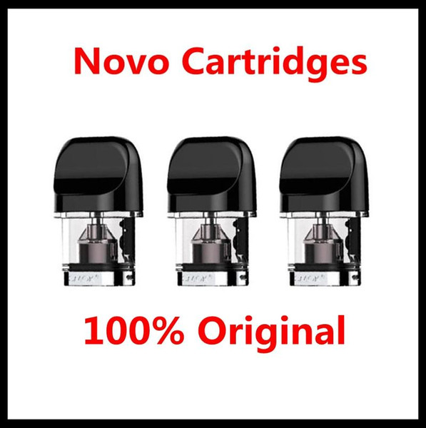 100% Original Novo Cartridge Replacement 2ml Cartridges Tank For Authentic Vape Pod System Starter Kit Portable Device