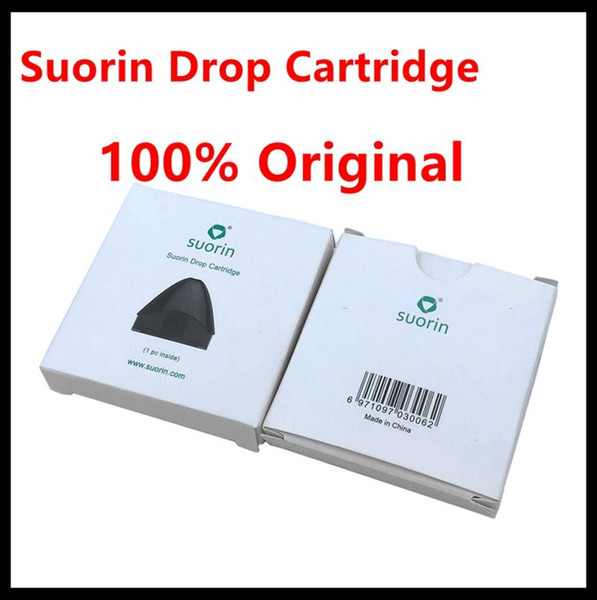 Original Suorin Drop Cartridge Pods 2ml Refillable Drop Pod Replacement Coil Head For Suorin Drop Kit DHL free