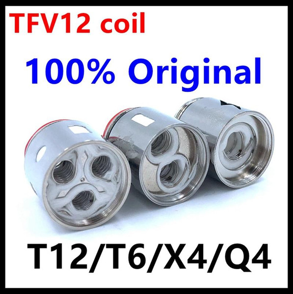 Original TFV12 Atomizer Tank Coil Head V12-T12 Duodenary 0.12ohm V12-T6 V12-T8 0.16ohm V12-Q4 V12-X4 0.15ohm Core Authentic