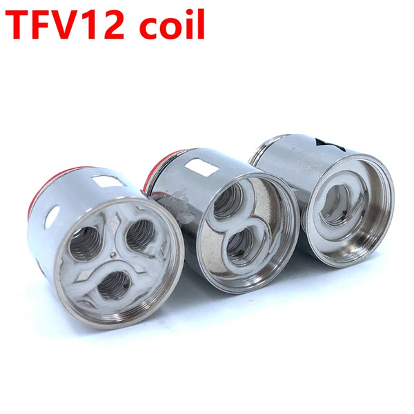 300% Original TFV12 Atomizer Tank Coil Head V12-T12 Duodenary 0.12ohm V12-T6 V12-T8 0.16ohm V12-Q4 V12-X4 0.15ohm Core Authentic