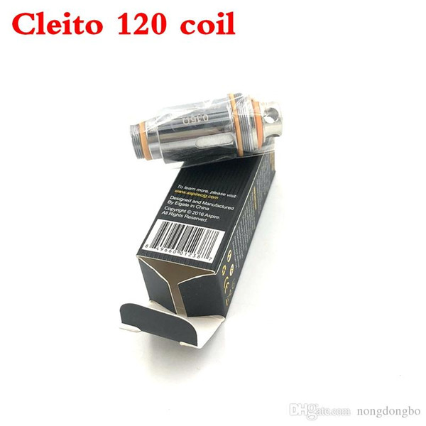 100% Original Asp ire Cleito 120 0.16ohm Atomizers Coils Replacement Coil Head Core For Cleito 120 Tank Authentic