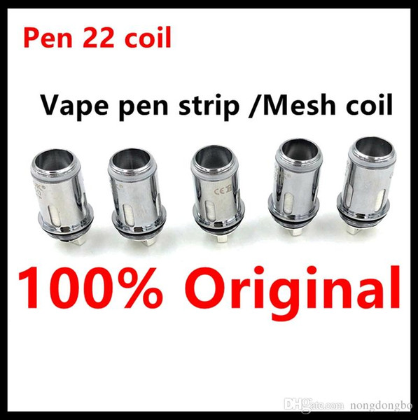 Authentic Pen 22 Coil Head 0.25ohm 0.3ohm Mesh strip Flavour Chaser Replacement Core Fit Pen 22 Starter Kit