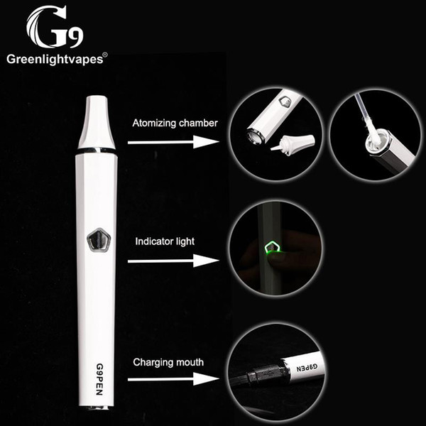 Best selling G9 vape pen for wax shatter ceramic chamber 3 temp settings dab pens with Cotton swab portable pocket dabbing coil-less nail