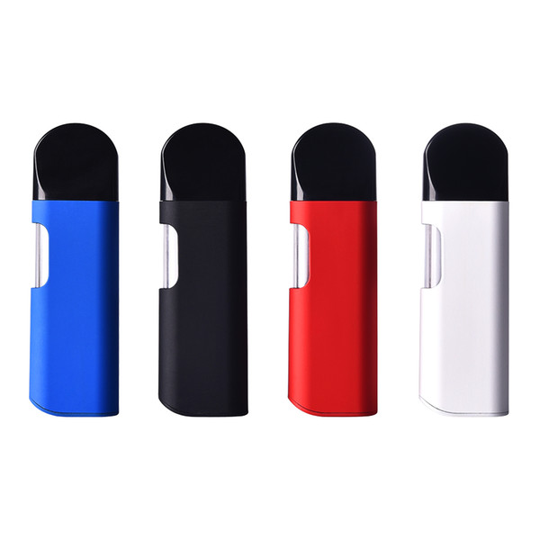 220mAh Empty Ceramic Pod 1.0ml Vape Pods Carts For Ecig Oil Vape Pen Start Kit CoolPod Bottom Rechargeable Mod Pod Tank