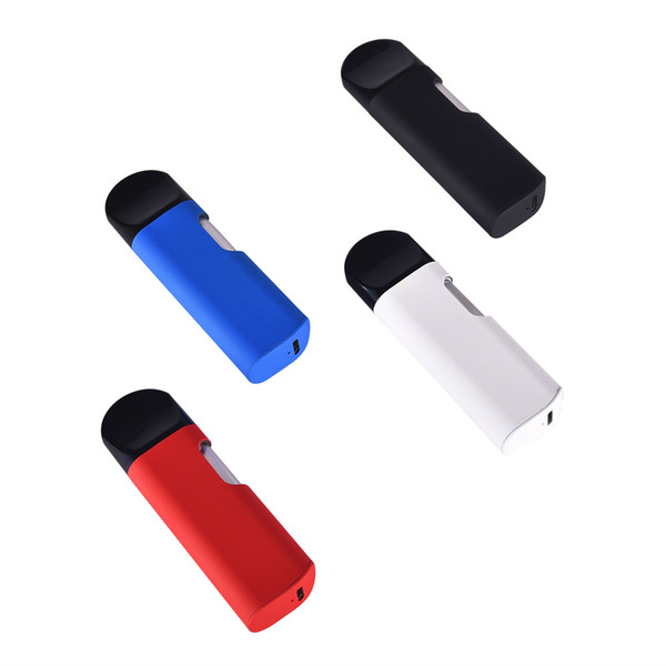 2 in 1 Empty Ceramic Coil Pod Device Ecig Kit 220mah Battery Mod E Cigarette 1.0ml Vape Cartridges Vape Pen Starter Kit