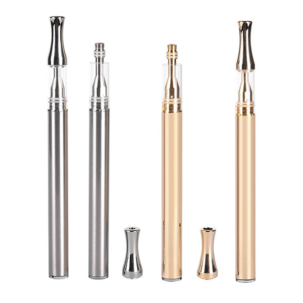 Disposable AC1003 Oil Tank Ecig Starter Kit Vape Pen 280mah Vape Battery Ceramic Coil Cartridges Vaporizer Pen Kits