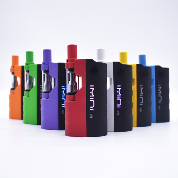 Hot Sale Portable imini Mod 650mah Vape Pen 510 Thread Battery For .5g 1g Vape Cartridges Preheating Battery Magnetic Box Mod