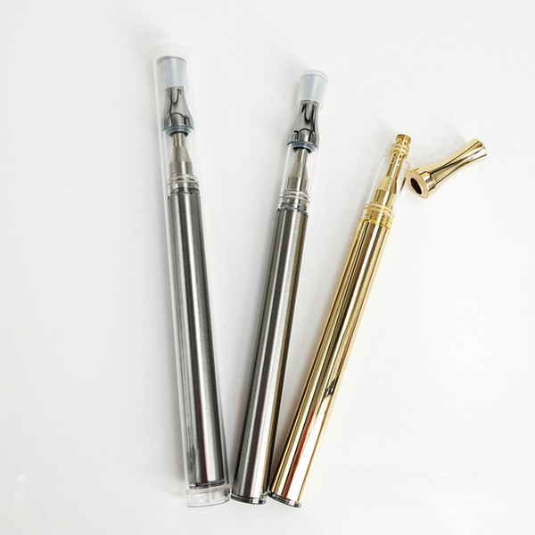 Disposable Vape Pen Exotic Carts AC1003 Glass Tank Ceramic Coil Atomizers Cartridges For Thick Oil Disposable Pens