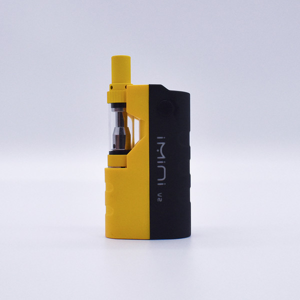 Original Imini V two Kit 650mAh 510 Thread Battery preheat Box Mod with I1 Thick Oil Vape Cartridge Liberty V1 Wax Vaporizer pen