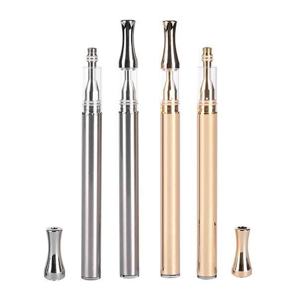 AC1003 Snake Ceramic Coil Cartridges Metal Drip Tips Thick Oil Glass Vaporizer 280mah Disposable Vape Pen Starter Kits