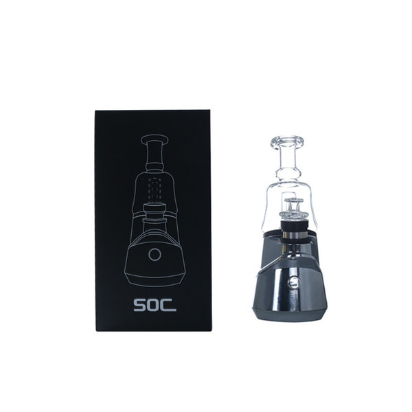 wax vapor pen portable oil rig dab 2600mAh dry herb vaporizer pen SOC peak For concentrate oil glass pipe starter kit