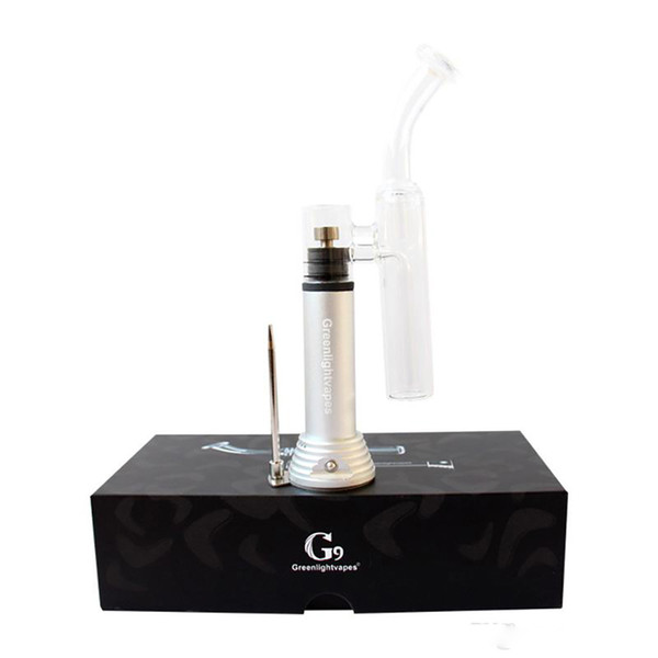 Greenlight G9 Wax Pen Mini Henail With Glass Bongs titanium ceramic quartz XL dish 1500mah rechargeable battery