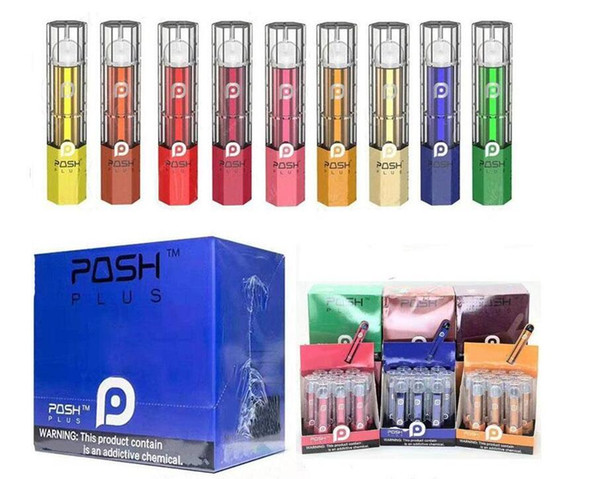 POSH PLUS Disposable Device Pod Starter Kit 280mAh Battery 2.0ml Cartridges Vape Empty Pen Bar