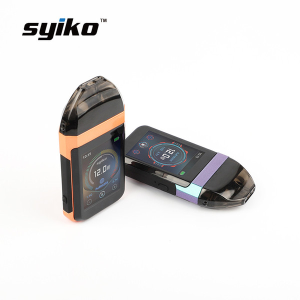 Original Newest Syiko SE Pod Starter Kit 650mAh with 2ml Refillable Tank and 1.5ohm resistance Electronic Cigarette Vape pod kit