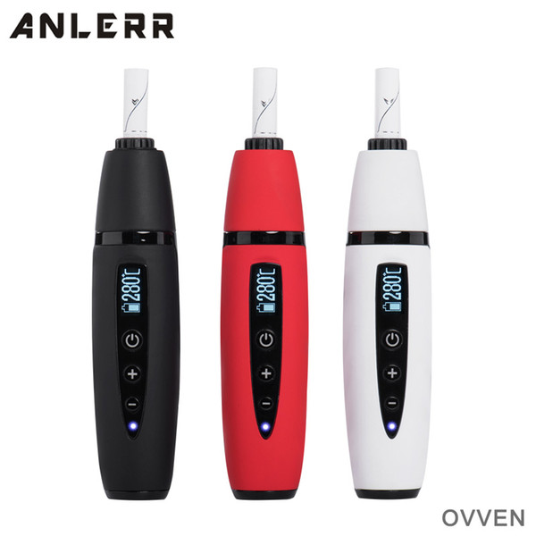 OVVEN Dry Herb Vaporizer Mod Isolate Airflow Bake Pen Vape Pipe Memory function temperature control 3colors in stock