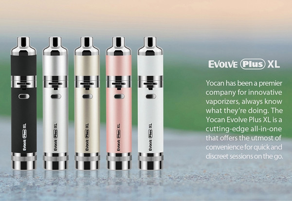 Yocan Evolve Plus XL wax dab pen kit Multiple function dabber tool 1400mAh Battery Lanyard yocan evolve plus pen