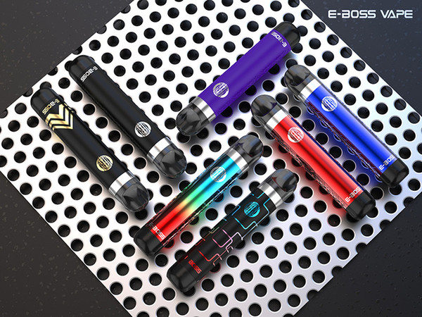 Original E-Boss GT Vape Pen Kit Built-In 400mAh & 1.2ml Pod Cartridge Capacity Ceramic Coil 1.4ohm for Thick Oil 100% Authentic