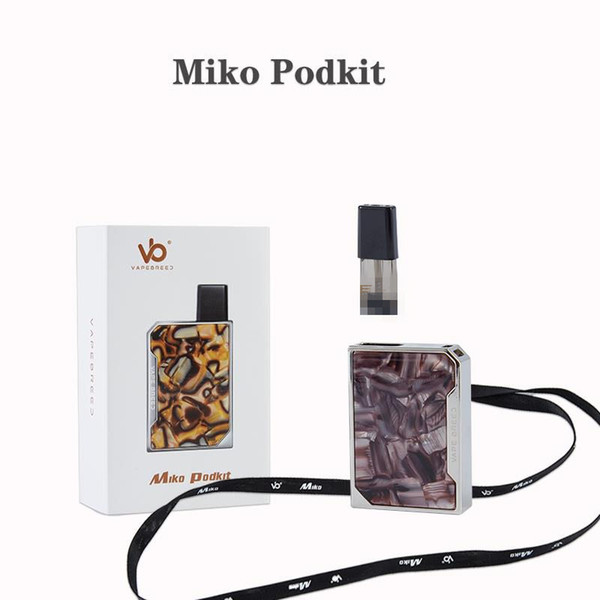 Original Miko pod Empty kit built-in with Inhale Activated 750mAh Battery Box Mod capacity gene pod chip E Cig kit