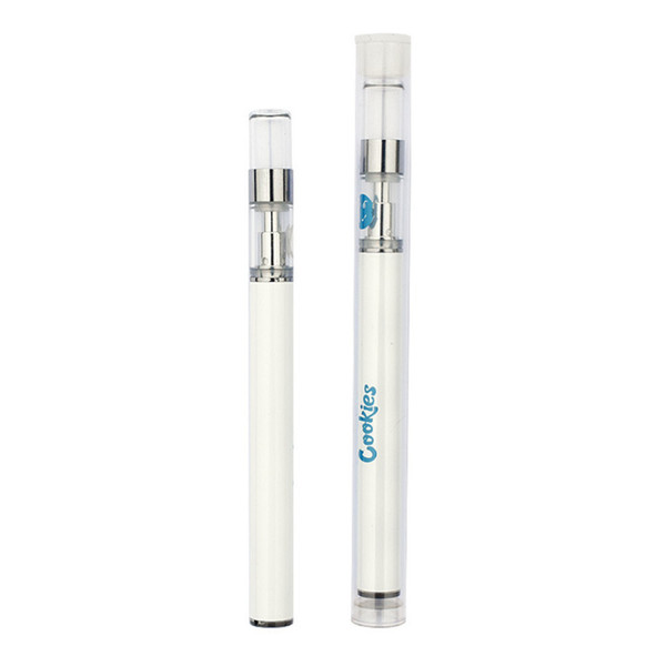 Disposable Vape Pen Cookies Carts Starter Kit Ceramic coil 0.5ml Empty Vaporizer Thick Oil atomzier e cigarettes vape Cartridges Bag Packagi