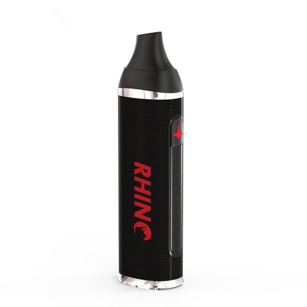 RHINO dry herb vaporizer kit E cigarette smoke OLED display 2200mah battery Ceramic Chamber vape tank Wax Herbal vaporizer