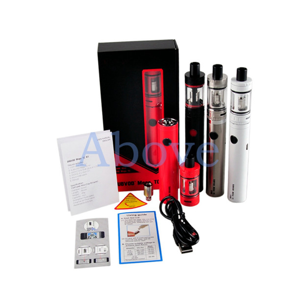 SUBVOD Mega TC Kits 2300mAh with TOPTANK Mini Atomizer Topfill 4ml SSOCC Coils Vs subvod kit ego one AIO mega istick