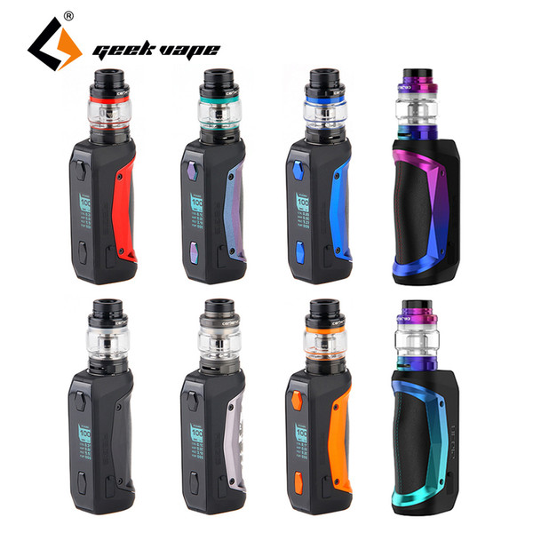 Geekvape Aegis Solo 100W TC Kit Powerd By 18650 battery & latest AS Chipset with Cerberus Tank & 5.5ml capacity E-cigs Vape durable Kit